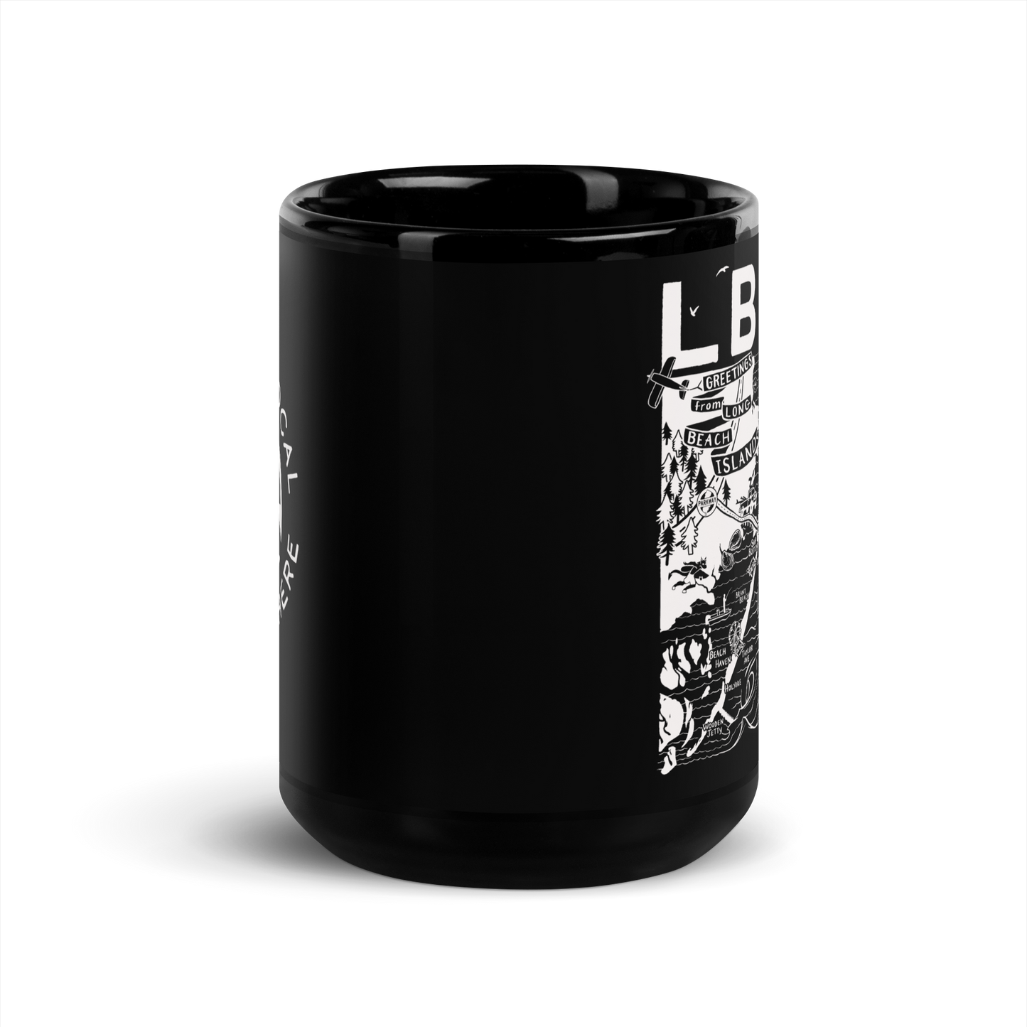 LONG BEACH ISLAND MAP Mug