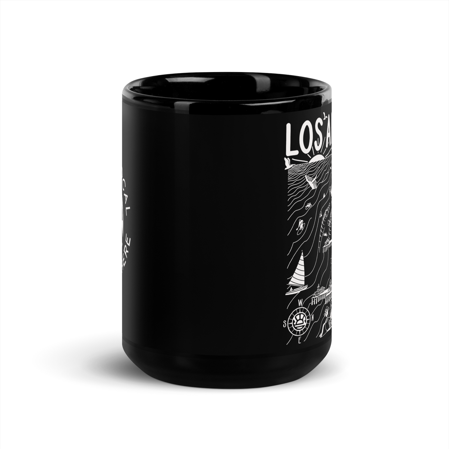 LOS ANGELES Map Mug
