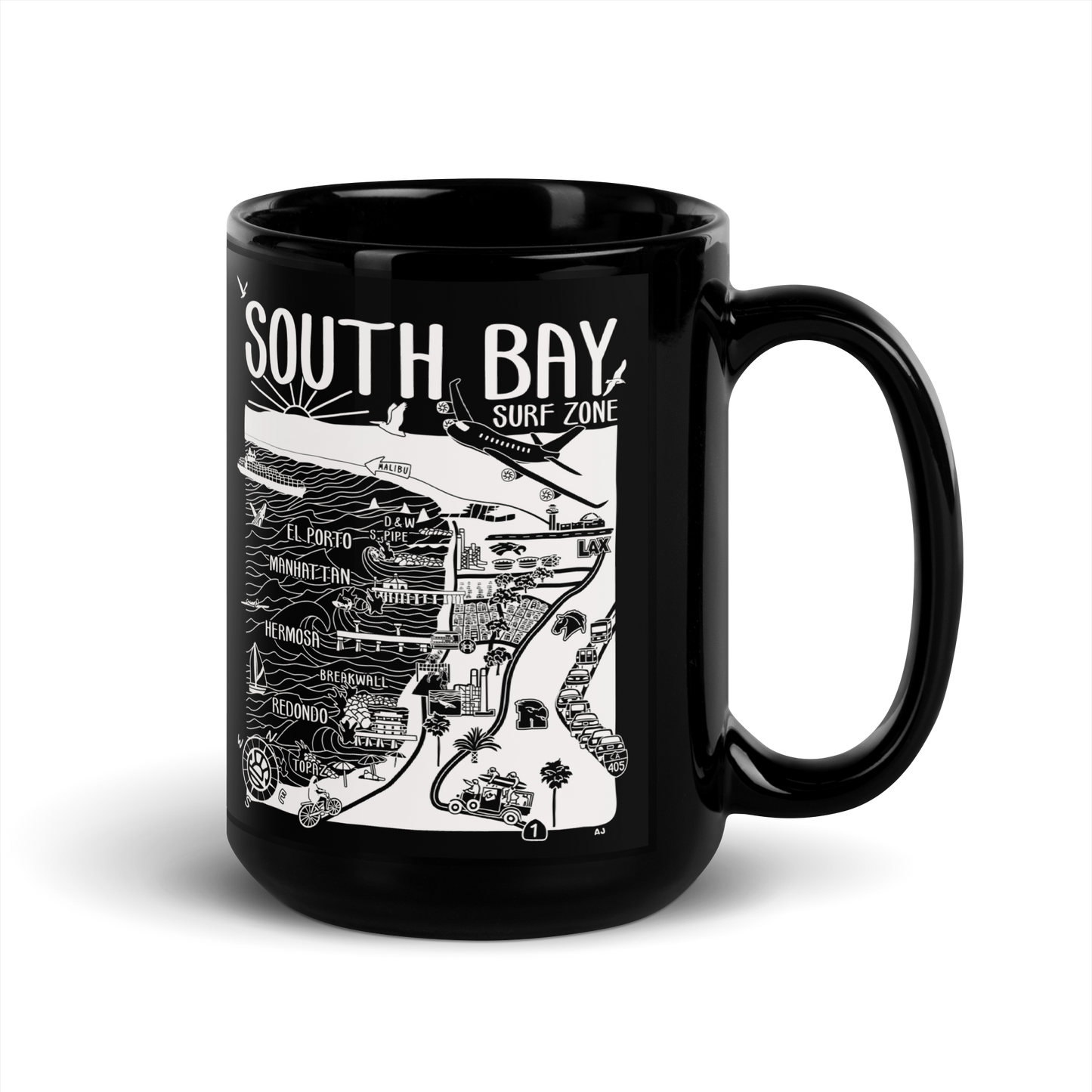 SOUTH BAY Map Mug