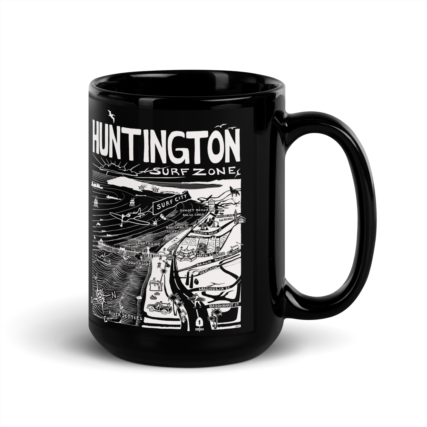 HUNTINGTON Map Mug