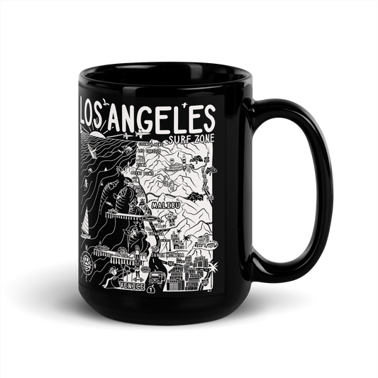 LOS ANGELES Map Mug