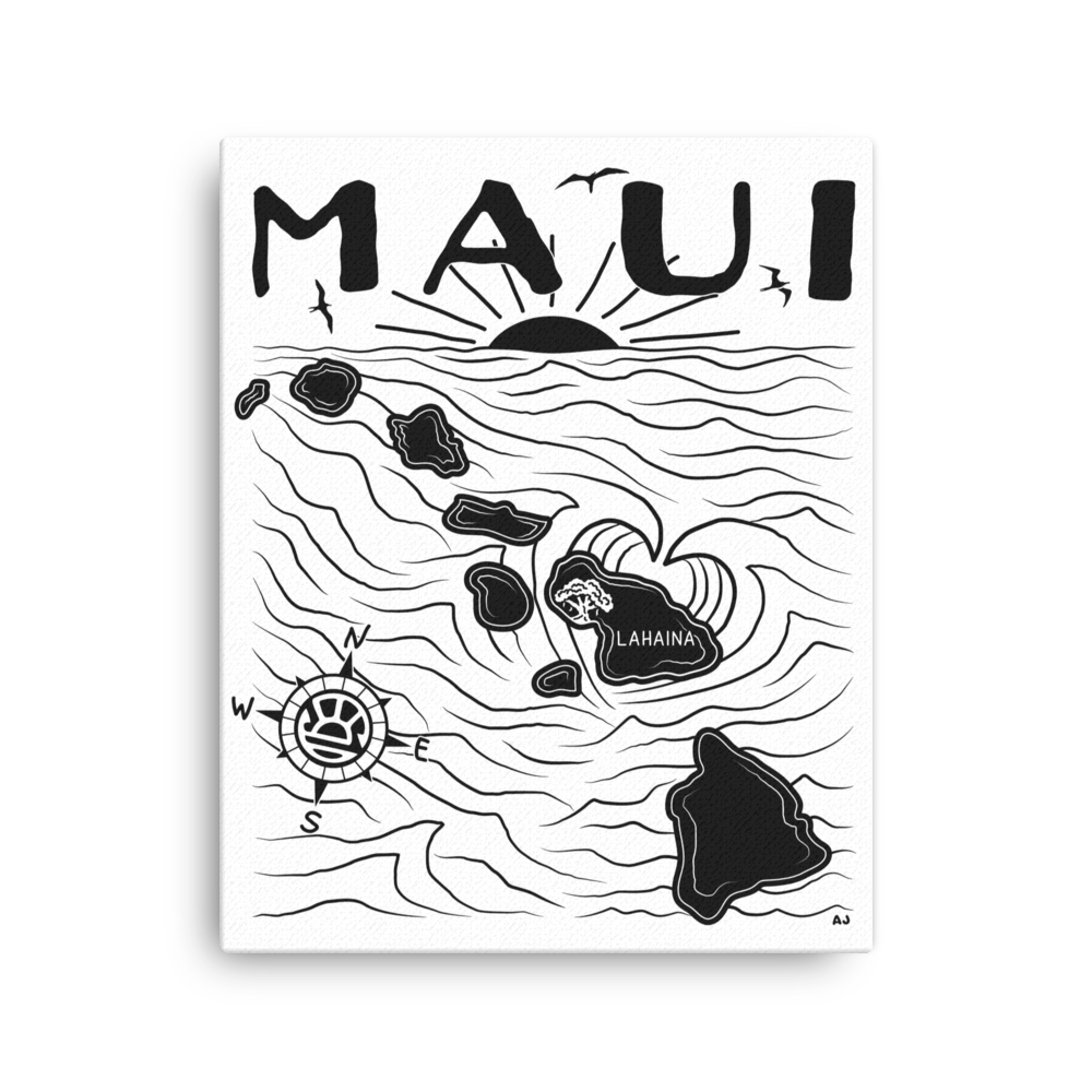 MAUI FUNDRAISER Map Canvas