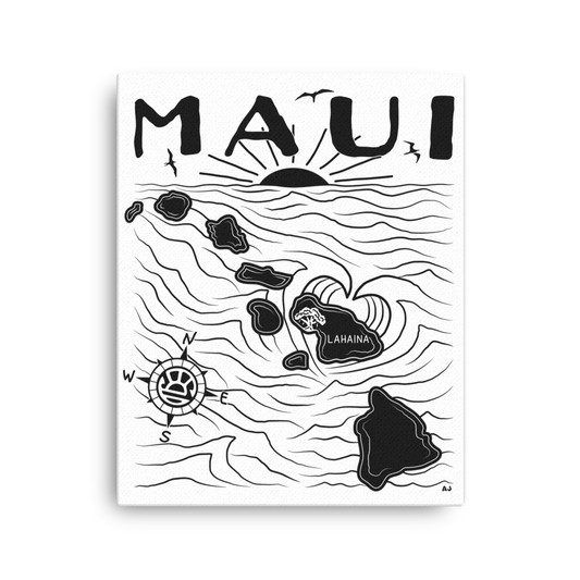 MAUI FUNDRAISER Map Canvas