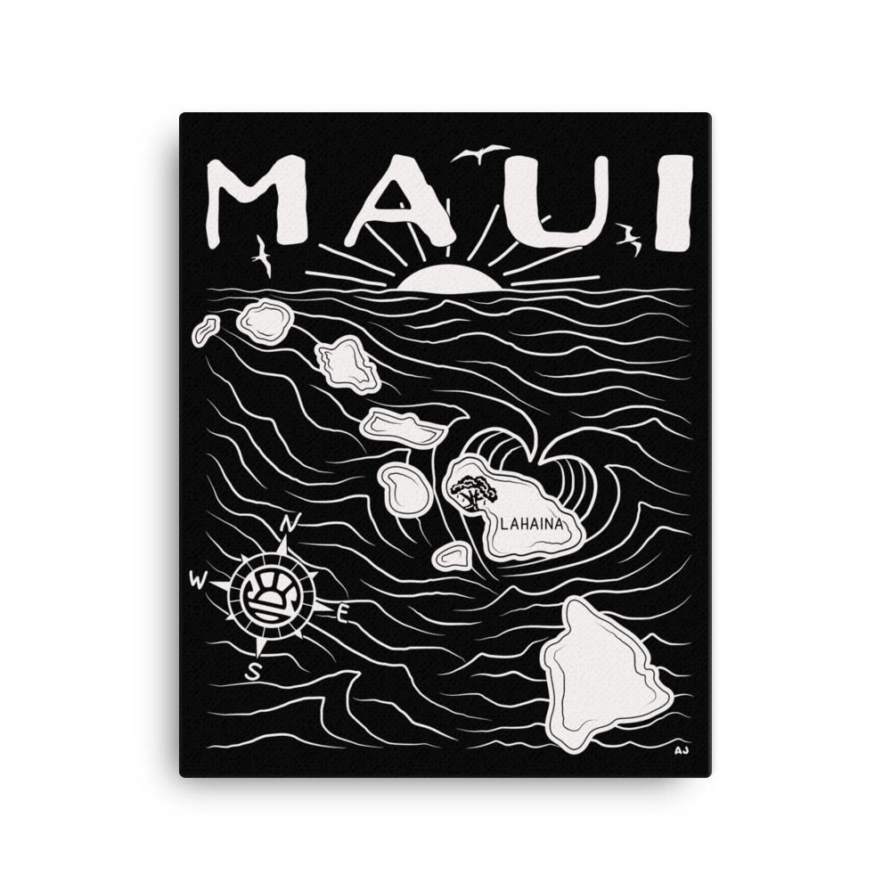MAUI FUNDRAISER Map Canvas