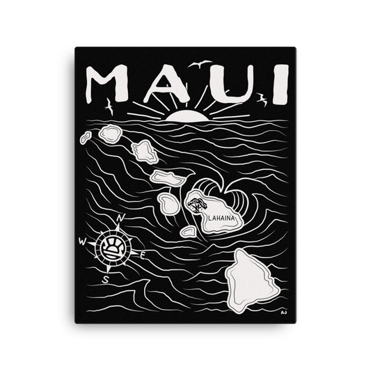 MAUI FUNDRAISER Map Canvas
