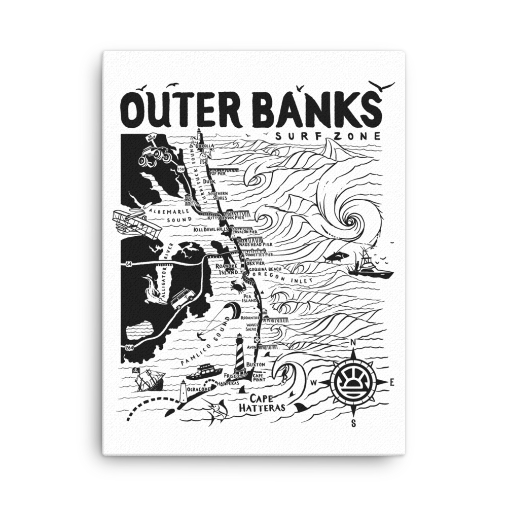 OUTER BANKS Map Canvas