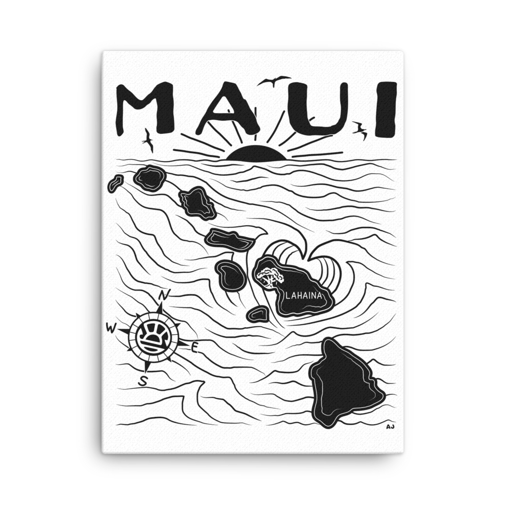 MAUI FUNDRAISER Map Canvas