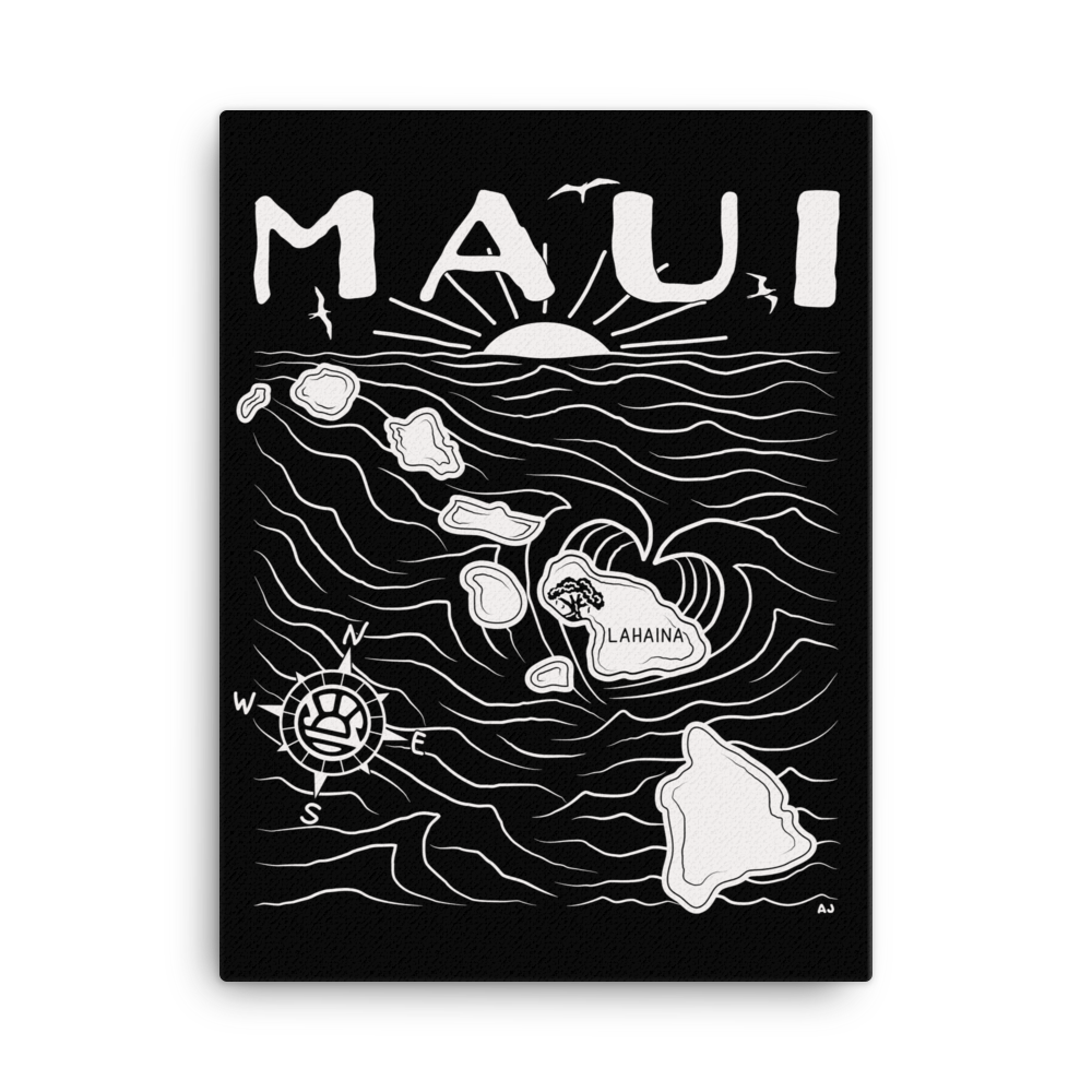 MAUI FUNDRAISER Map Canvas