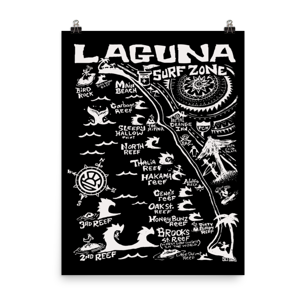 LAGUNA Map Poster