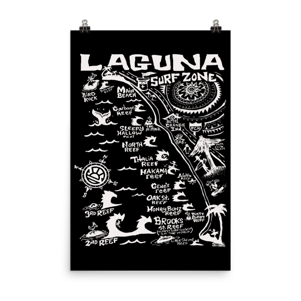 LAGUNA Map Poster