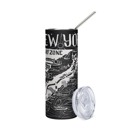 NEW YORK Stainless Steel Map Tumbler