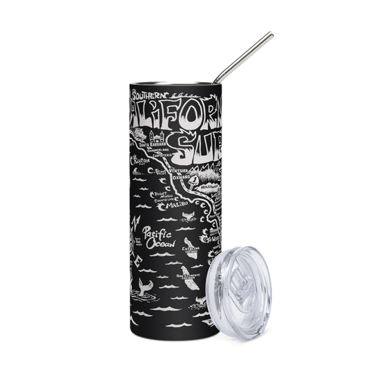 SOCAL Stainless Steel Map Tumbler