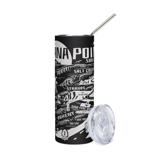 DANA POINT Stainless Steel Map Tumbler