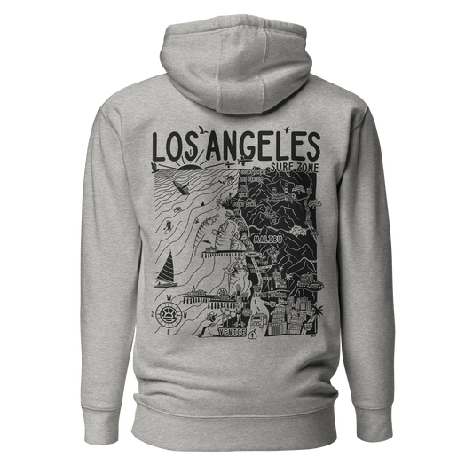 LOS ANGELES Unisex Map Hoodie