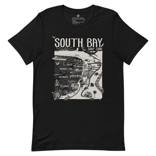 SOUTH BAY Unisex Map T-shirt