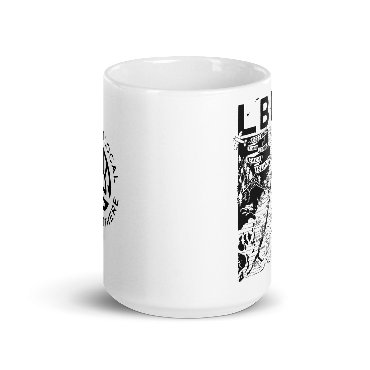 LONG BEACH ISLAND Map Mug