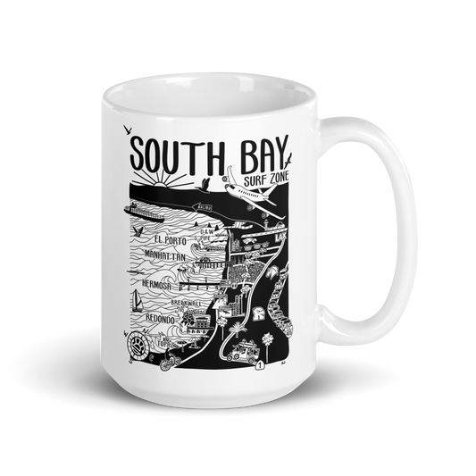 SOUTH BAY Map Mug