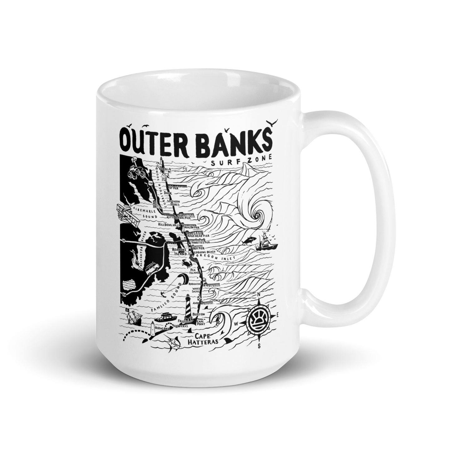 OUTER BANKS Map Mug