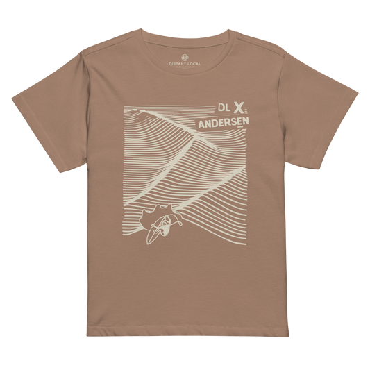 DL X LA "Joyride" Women's High Waisted Map T-Shirt