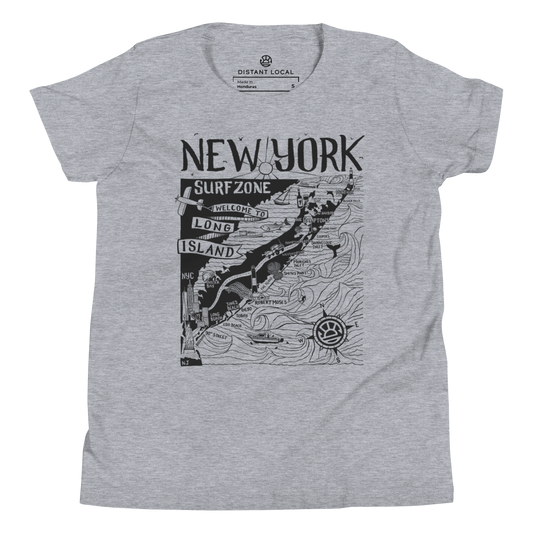 NEW YORK Kids Unisex Map T-Shirt