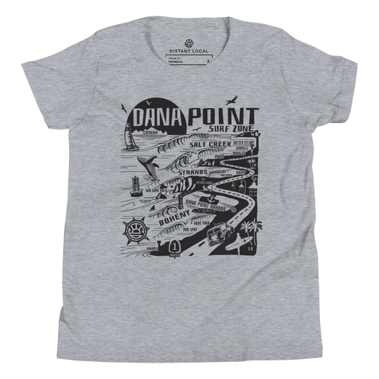 DANA POINT Kids Unisex Map T-Shirt