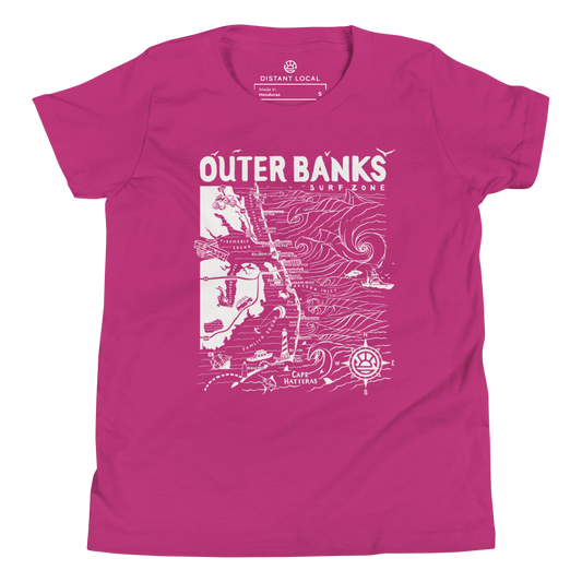 OUTER BANKS Kids Unisex Map T-Shirt