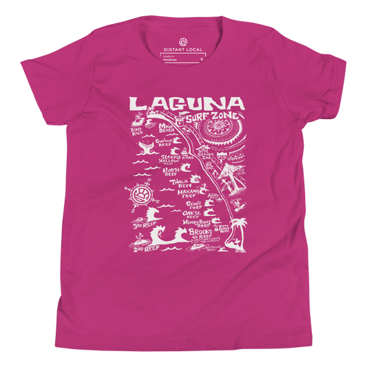 LAGUNA Kids Unisex Map T-Shirt