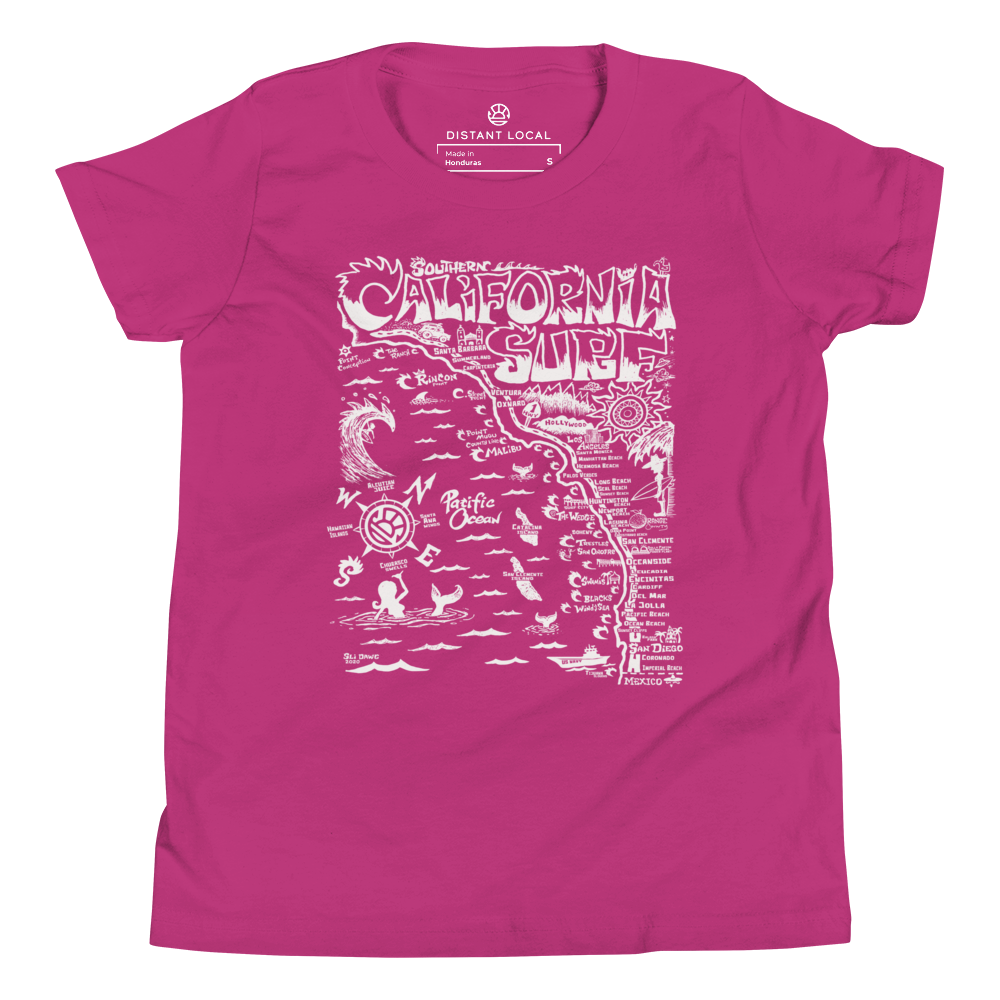 SOCAL Kids Unisex Map T-Shirt