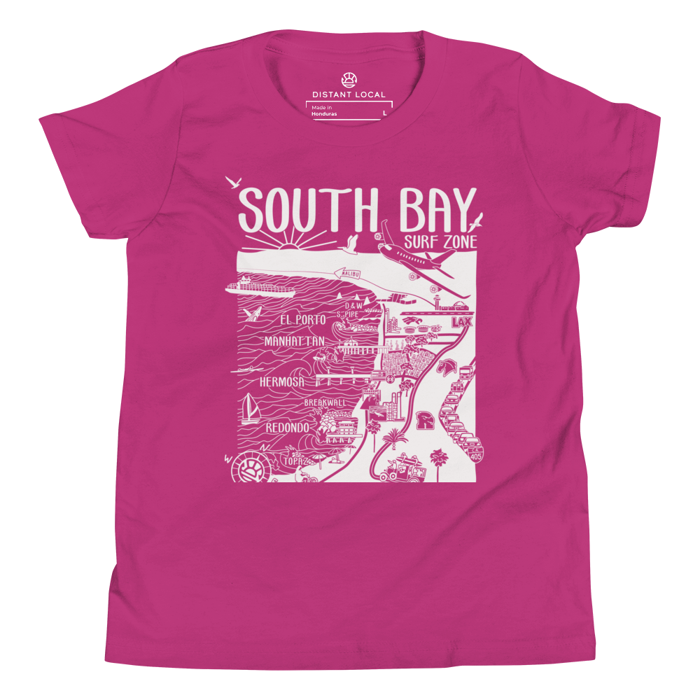 SOUTH BAY Kids Unisex Map T-Shirt