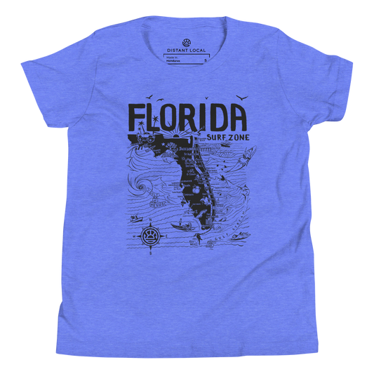 FLORIDA Kids Unisex Map T-Shirt