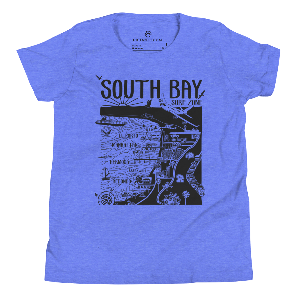 SOUTH BAY Kids Unisex Map T-Shirt
