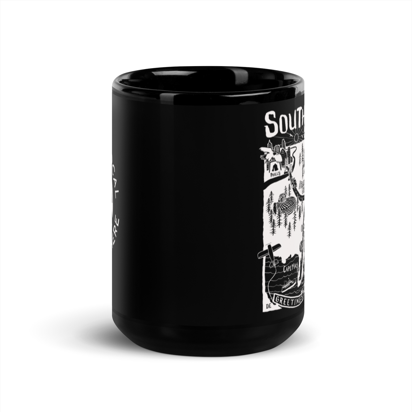SOUTH JERSEY Map Mug