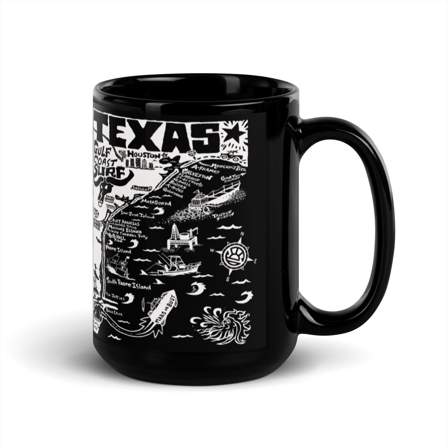 TEXAS Map Mug