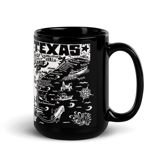 TEXAS Map Mug