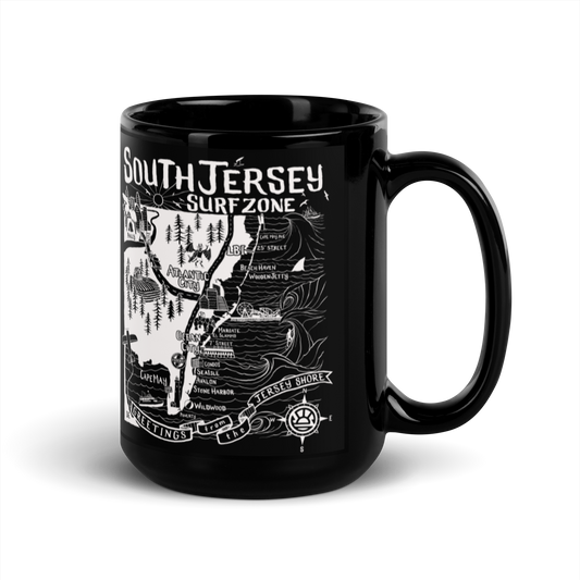 SOUTH JERSEY Map Mug
