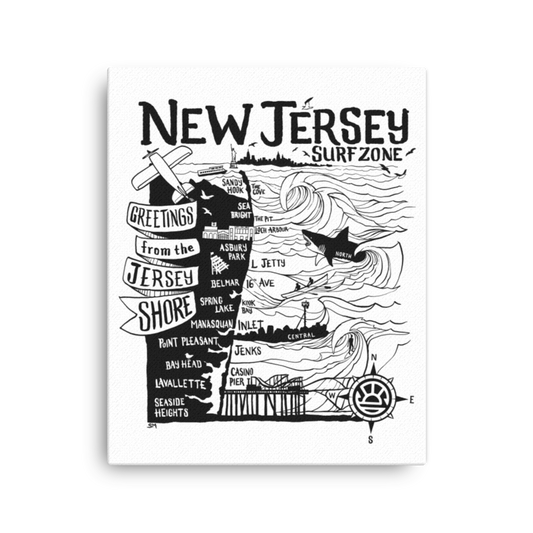 NORTH JERSEY Map Canvas