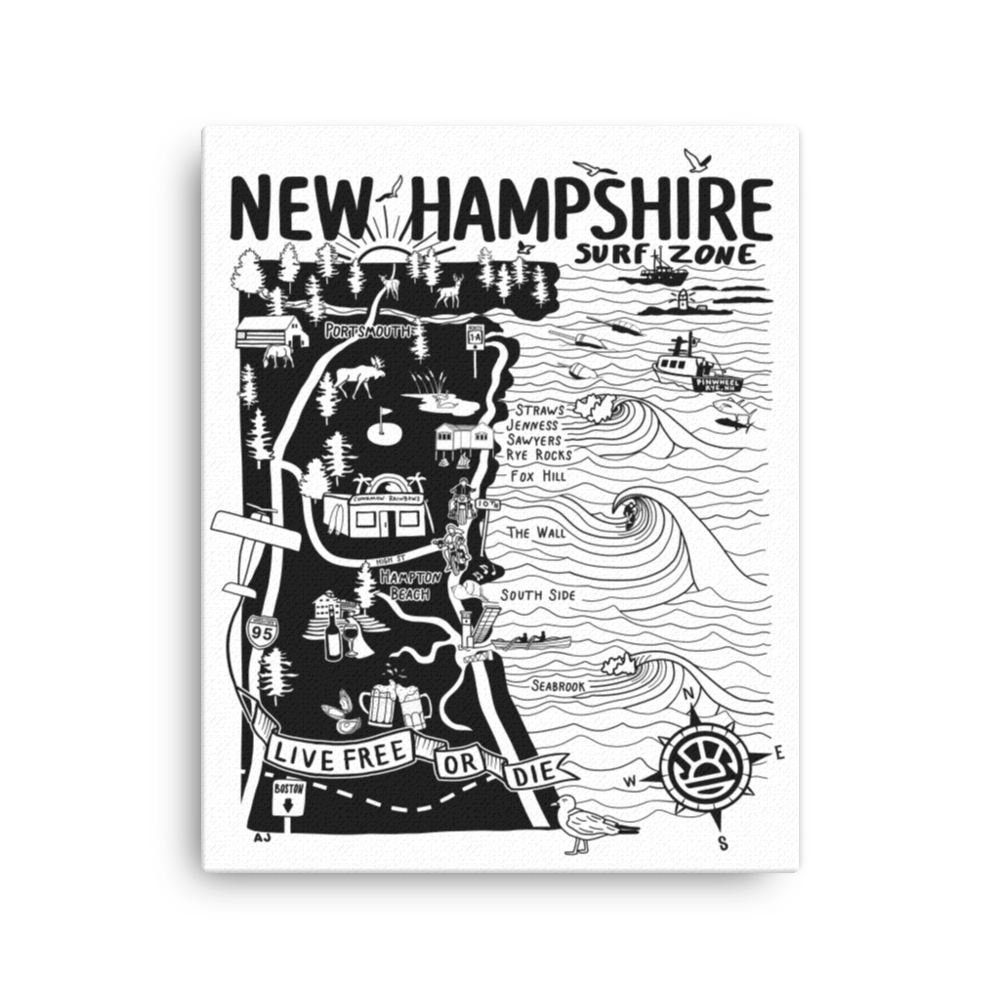 NEW HAMPSHIRE Map Canvas