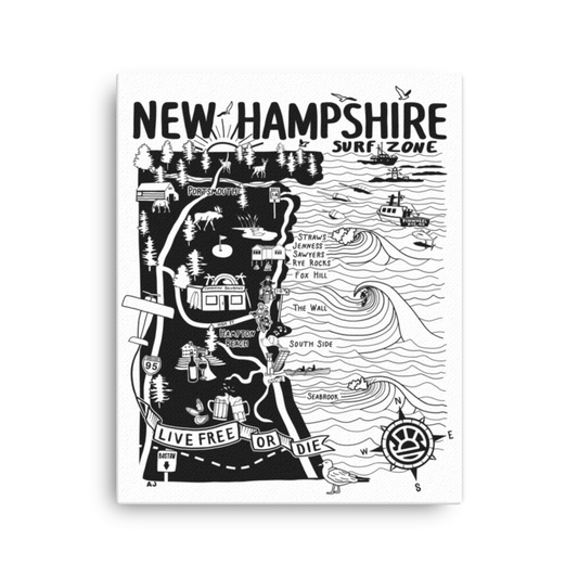 NEW HAMPSHIRE Map Canvas