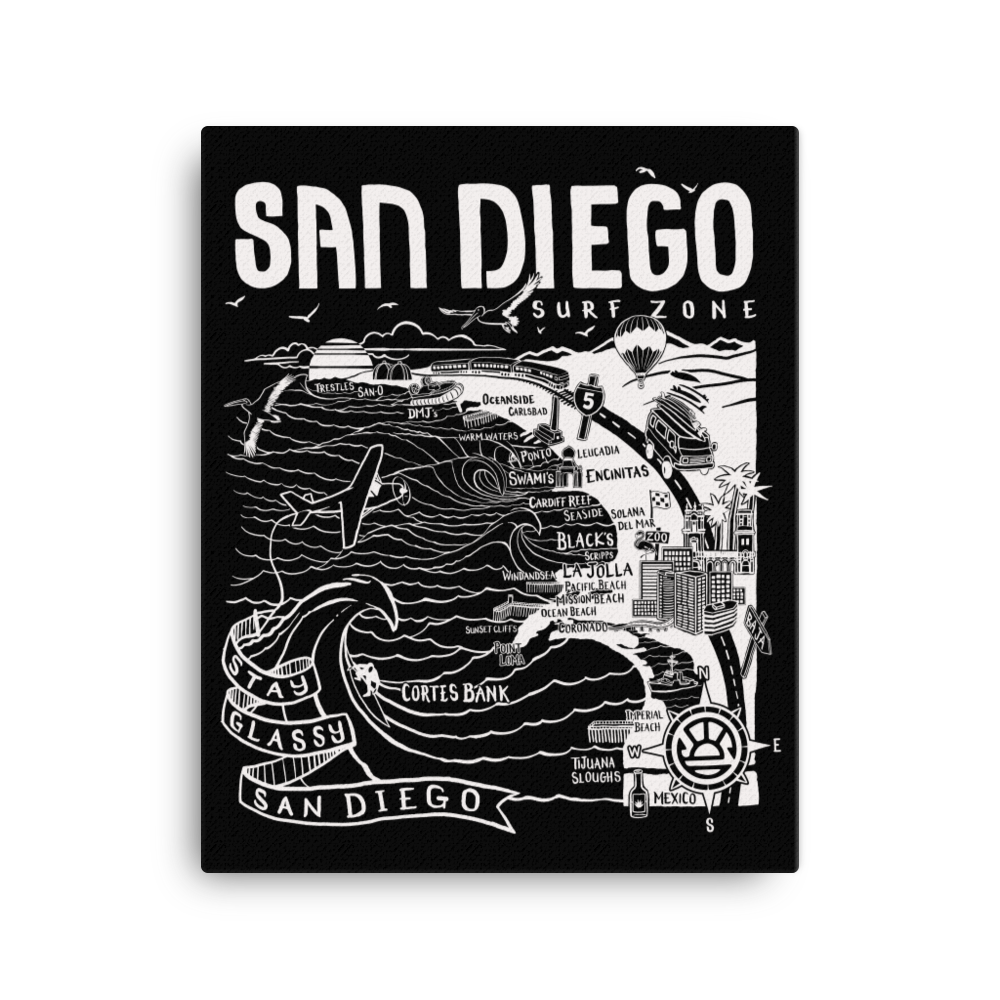 SAN DIEGO Map Canvas