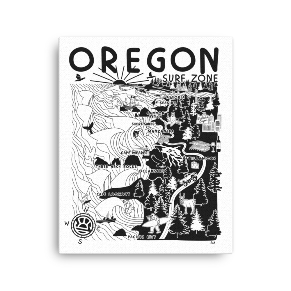 OREGON Map Canvas