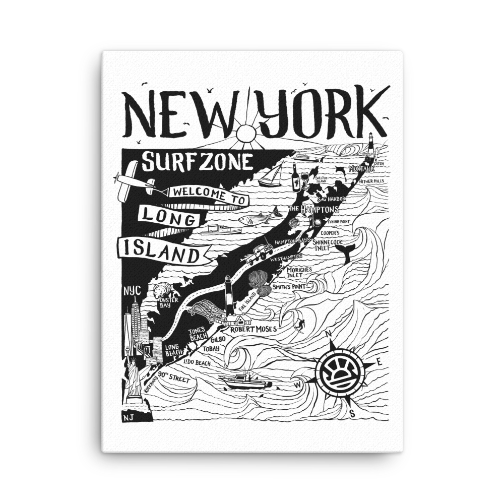 NEW YORK Map Canvas