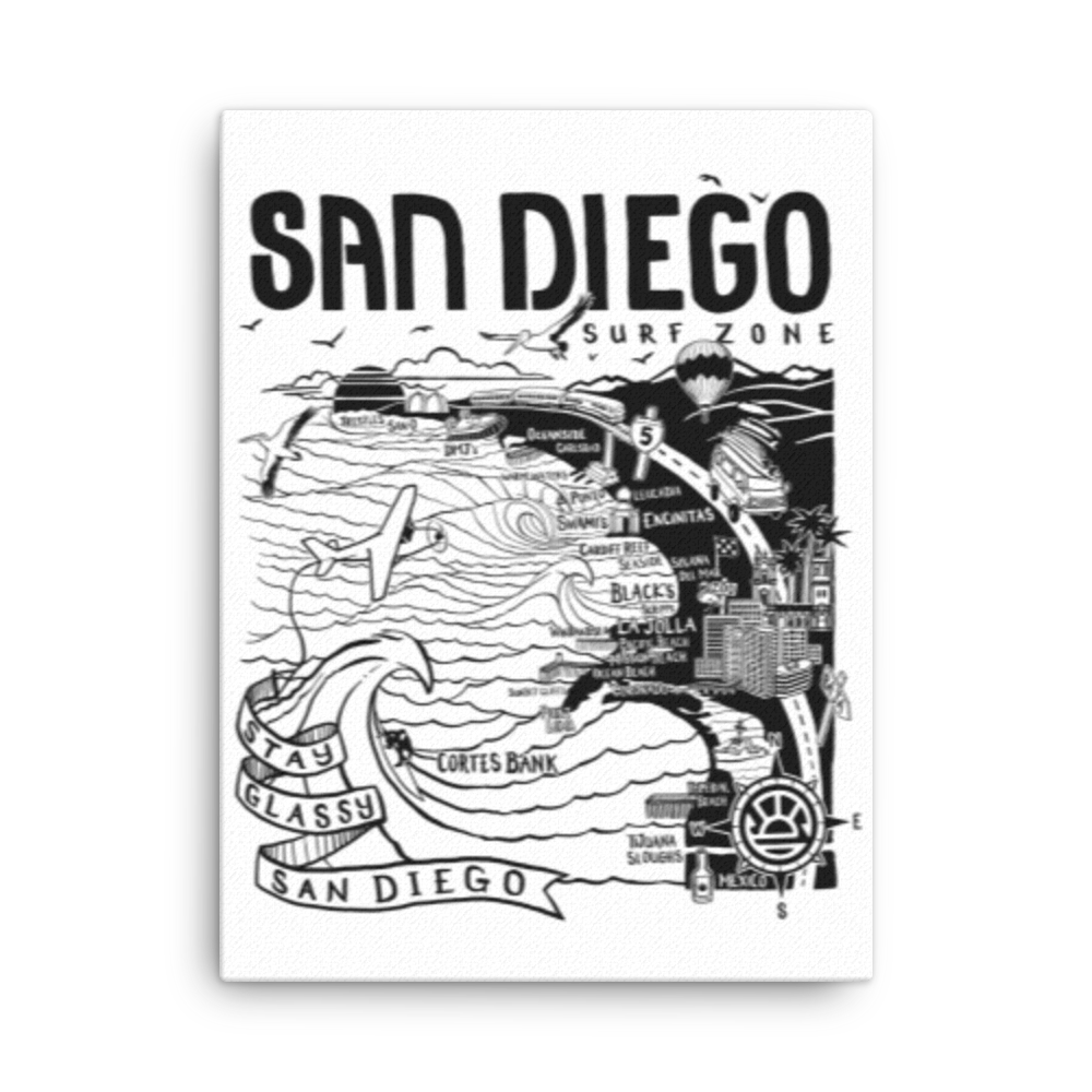 SAN DIEGO Map Canvas