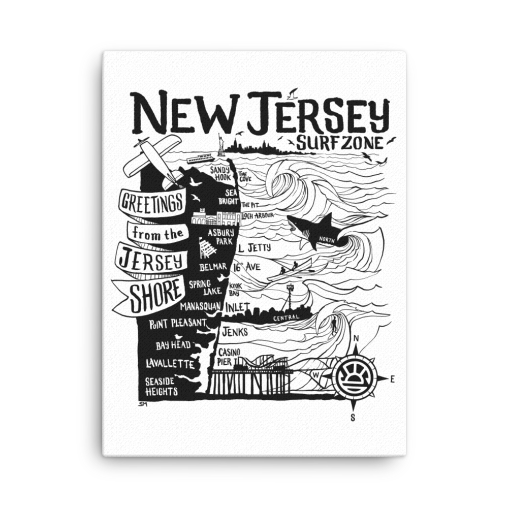 NORTH JERSEY Map Canvas
