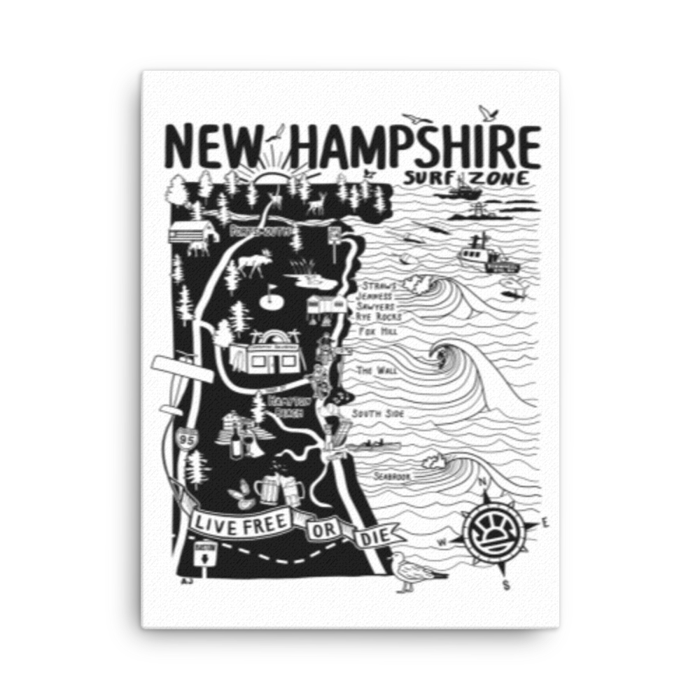 NEW HAMPSHIRE Map Canvas