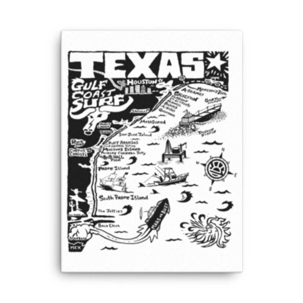 TEXAS Map Canvas