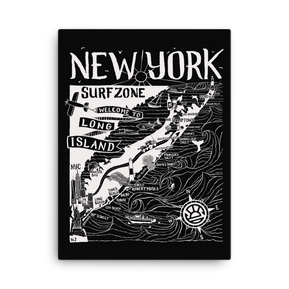 NEW YORK Map Canvas