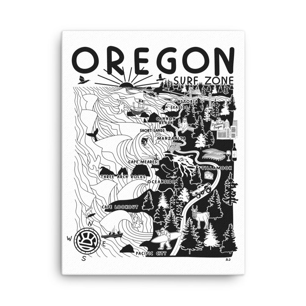 OREGON Map Canvas