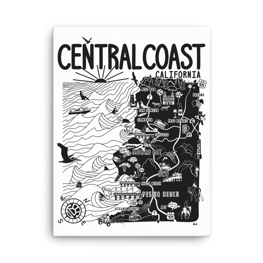 CENTRAL CALIFORNIA Map Canvas