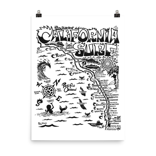 SOCAL Map Poster