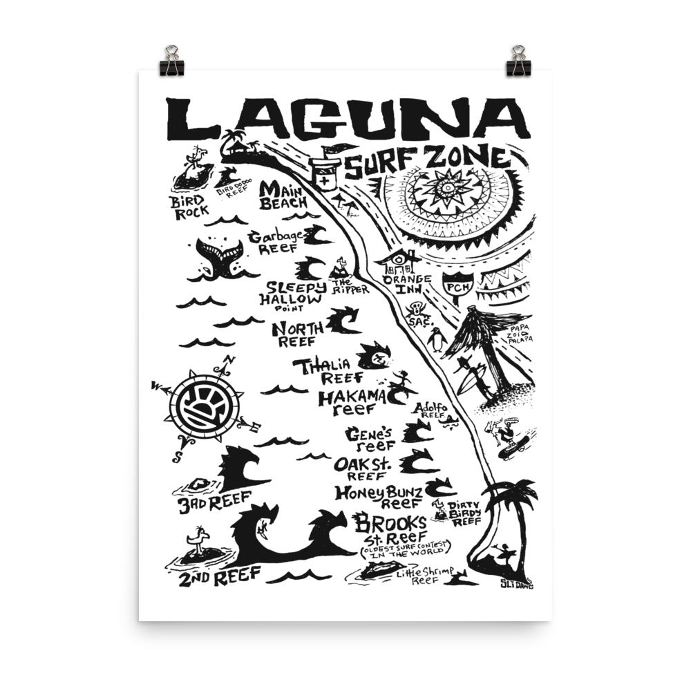 LAGUNA Map Poster